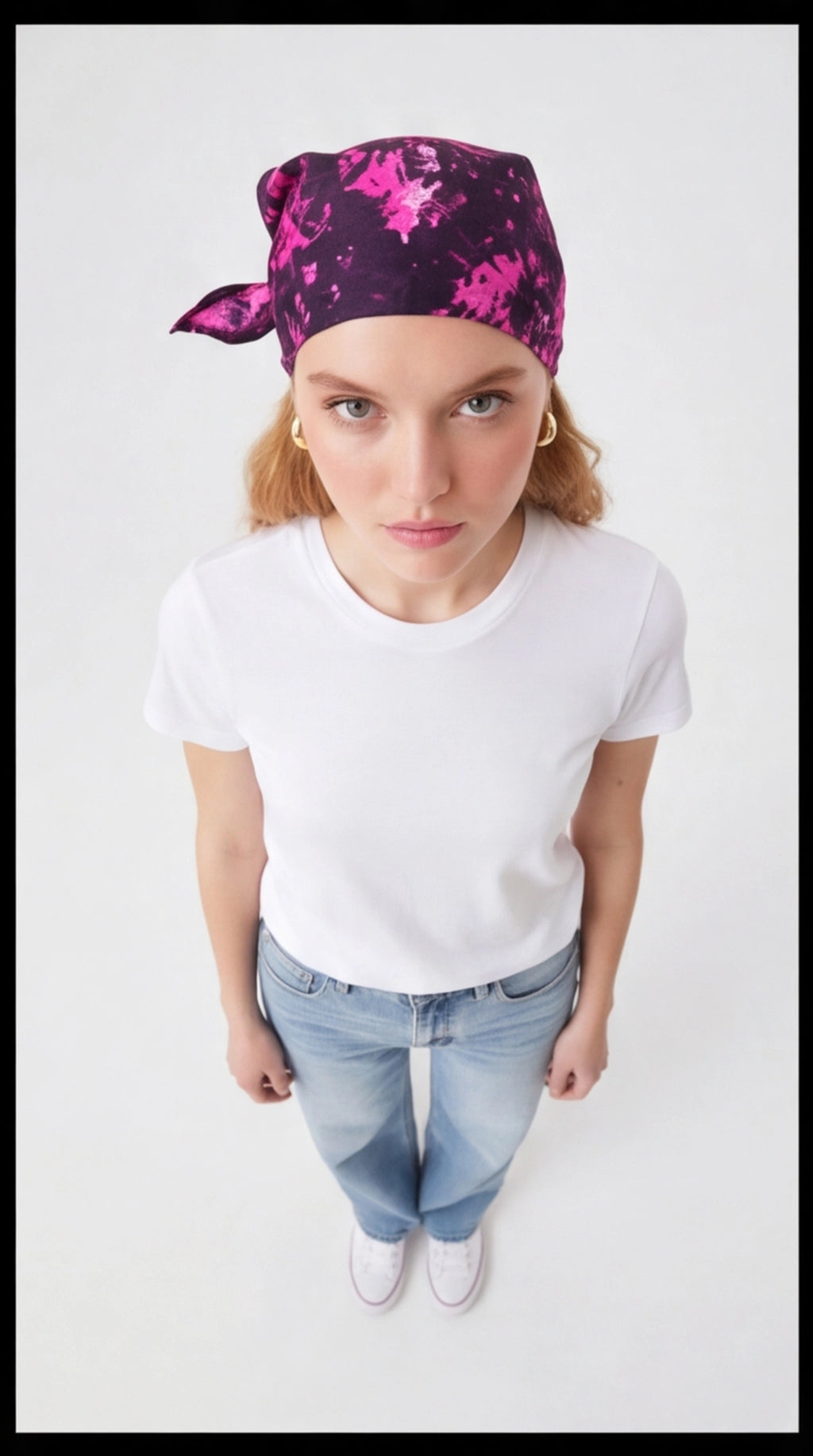 PURPLE BUBBLE SCARF