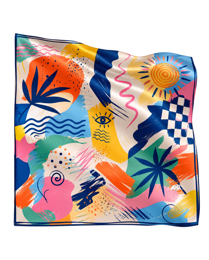 Grafiti Scarf scarf on transparent background