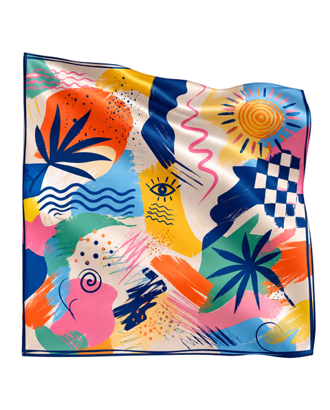 Grafiti Scarf scarf on transparent background