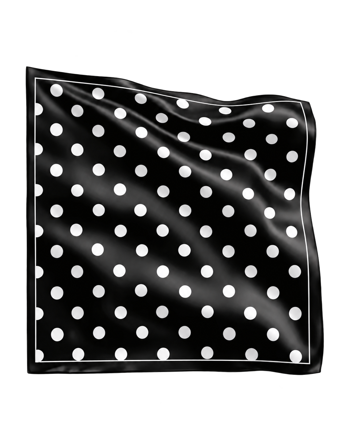 Midnight Pearl scarf on transparent background