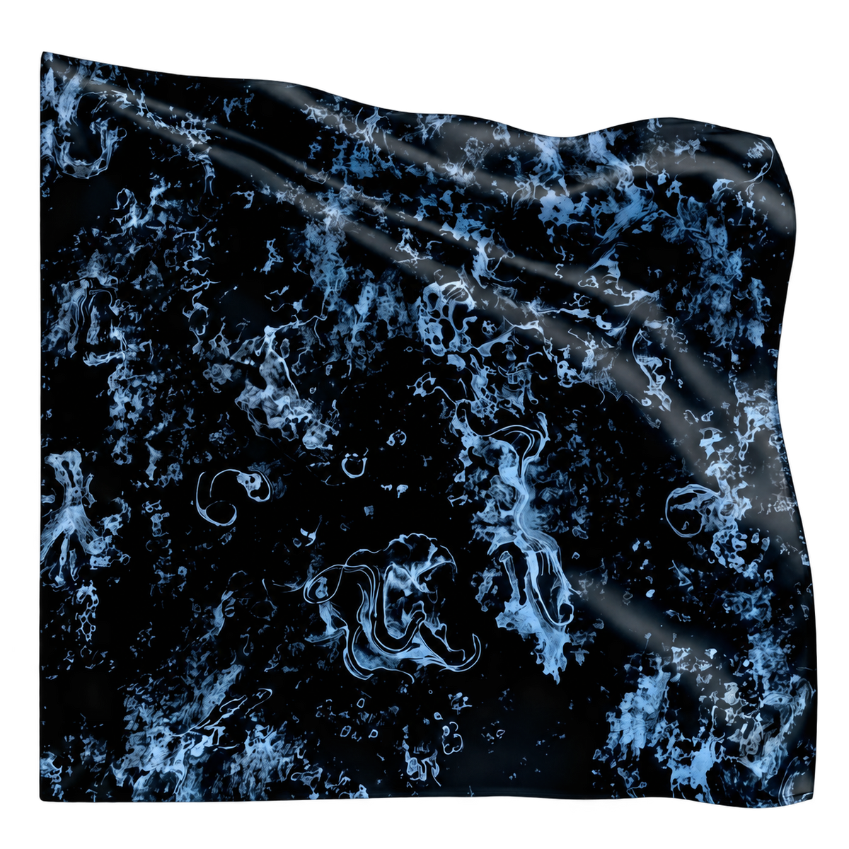 Ocean Bleu Scarf scarf on transparent background