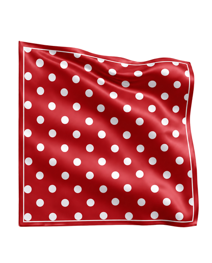 Red Dot Scarf scarf on transparent background
