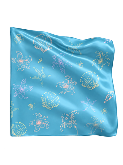Sea Scarf scarf on transparent background