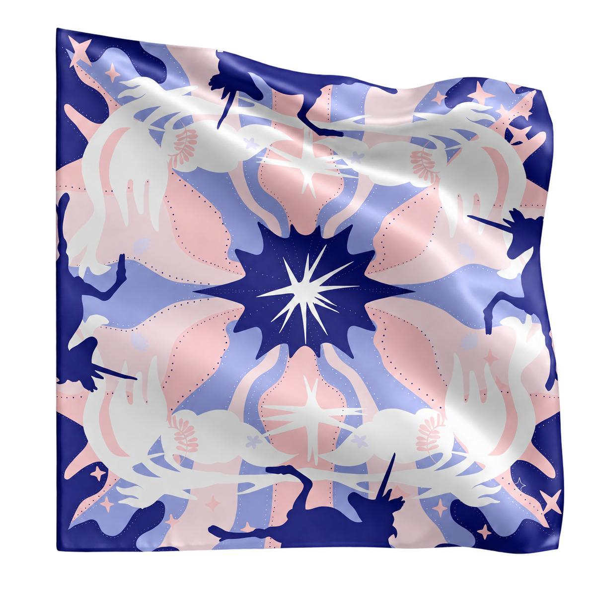 Starry Night scarf on transparent background