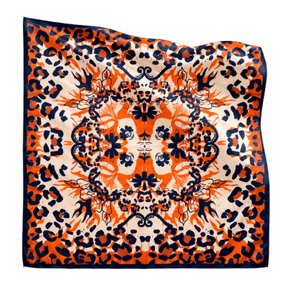 Wild Amber scarf on transparent background