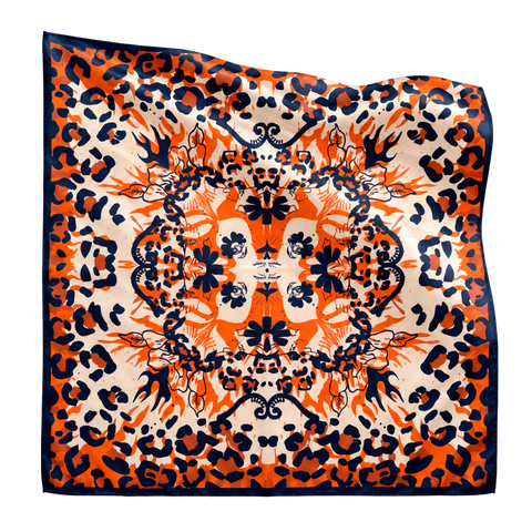 Wild Amber scarf on transparent background